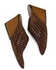 Proenza Schouler Women's Slant 70MM Crochet Wedge-Heel Mules - 5