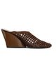 Proenza Schouler Women's Slant 70MM Crochet Wedge-Heel Mules - 7