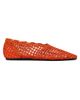 Proenza Schouler Women's Slant Crochet Ballet Flats - 7
