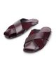 Proenza Schouler Women's Slant Cross Leather & Suede Slides - 2