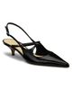 Proenza Schouler Women's Slash Crossover 40MM Metallic Kitten-Heel Pumps - 2