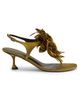 Proenza Schouler Women's Tee 60MM Flower Satin Sandals - 1