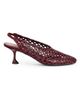 Proenza Schouler Women's Tee 60MM Perforated Leather Slingback Pumps - 1