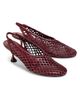 Proenza Schouler Women's Tee 60MM Perforated Leather Slingback Pumps - 2
