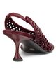 Proenza Schouler Women's Tee 60MM Perforated Leather Slingback Pumps - 3