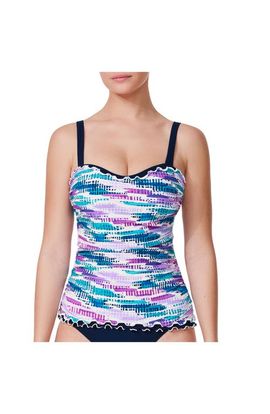 Profile by Gottex Profile by Gottex Canva Tricolore D-Cup Tankini Top