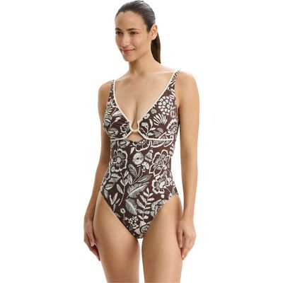 Profile by Gottex Profile by Gottex Garden Mist V-Neck One Piece