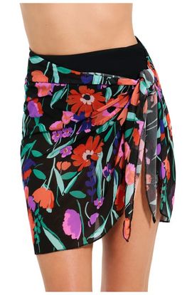 Profile by Gottex Profile by Gottex Mesh Sarong Wrap Skirt