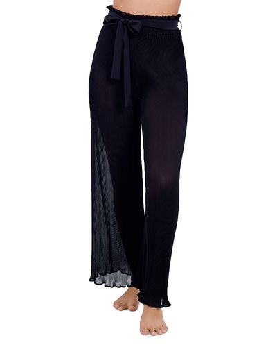 Profile By Gottex Profile by Gottex Tutti Frutti Pleated Sheer Cover-Up Pants