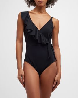 Profile by Gottex Tutti Frutti Ruffle One-Piece Swimsuit