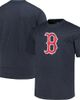 PROFILE Men's Profile Heather Navy Boston Red Sox Big & Tall Weathered Logo T-Shirt  - 1