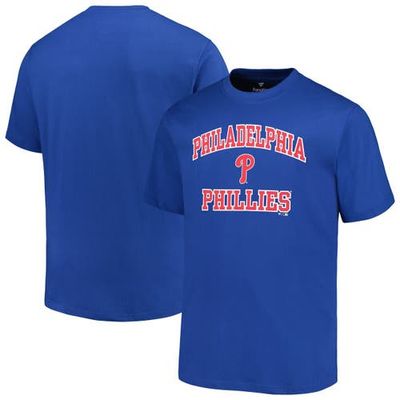 PROFILE Men's Profile Royal Philadelphia Phillies Big & Tall Heart & Soul T-Shirt 