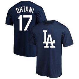 PROFILE Men's Profile Shohei Ohtani Navy Los Angeles Dodgers Big & Tall Player Name & Number T-Shirt 