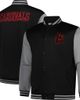PROFILE Men's Profile Black/Gray St. Louis Cardinals Full-Snap Varsity Jacket  - 1
