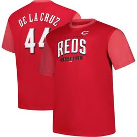 PROFILE Men's Profile Elly De La Cruz Red Cincinnati Reds Big & Tall Name & Number T-Shirt 