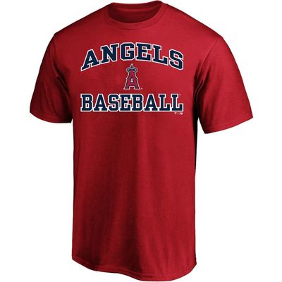 PROFILE Men's Profile Red Los Angeles Angels Big & Tall Heart & Soul T-Shirt 