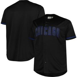 PROFILE PROFILE Men's Black Chicago Cubs Big & Tall Pop Fashion Jersey 