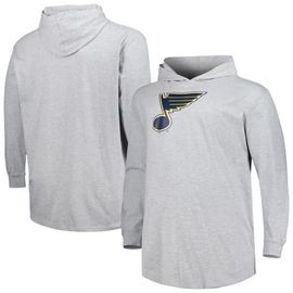 PROFILE PROFILE Men's Heather Gray St. Louis Blues Big & Tall Pullover Hoodie 