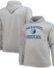 PROFILE PROFILE Men's Heathered Gray Memphis Grizzlies Big & Tall Heart & Soul Pullover Hoodie - 1