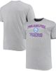 PROFILE PROFILE Men's Heathered Gray Philadelphia 76ers Big & Tall Heart & Soul T-Shirt - 1