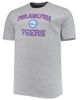PROFILE PROFILE Men's Heathered Gray Philadelphia 76ers Big & Tall Heart & Soul T-Shirt - 2