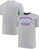 PROFILE PROFILE Men's Heathered Gray Philadelphia 76ers Big & Tall Heart & Soul T-Shirt - 5
