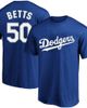 PROFILE PROFILE Men's Mookie Betts Royal Los Angeles Dodgers Big & Tall Name & Number T-Shirt  - 1