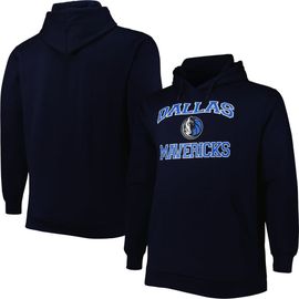 PROFILE PROFILE Men's Navy Dallas Mavericks Big & Tall Heart & Soul Pullover Hoodie 
