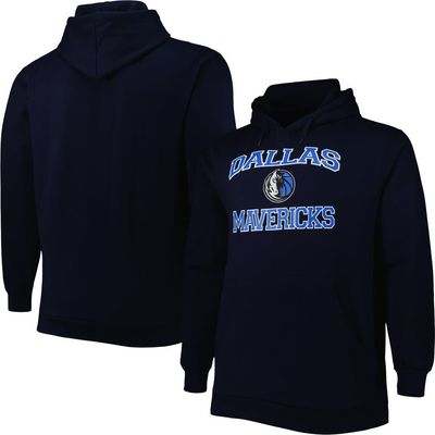 PROFILE PROFILE Men's Navy Dallas Mavericks Big & Tall Heart & Soul Pullover Hoodie 