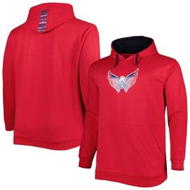 PROFILE PROFILE Men's Red Washington Capitals Big & Tall Fleece Pullover Hoodie 