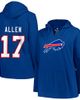 PROFILE Women's Profile Josh Allen Royal Buffalo Bills Plus Size Player Name & Number Pullover Hoodie  - 1