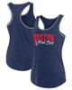 PROFILE Women's Profile Navy Boston Red Sox Plus Size Racerback Tank Top  - 1
