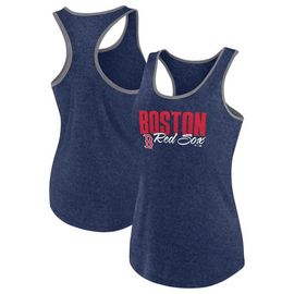 PROFILE Women's Profile Navy Boston Red Sox Plus Size Racerback Tank Top 