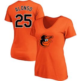 PROFILE Women's Profile Pete Alonso Orange Baltimore Orioles Plus Size Name & Number V-Neck T-Shirt 