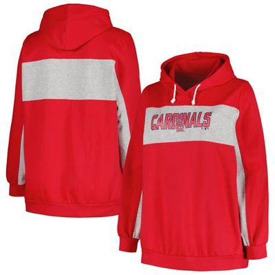 PROFILE Women's Profile Red St. Louis Cardinals Plus Size Pullover Hoodie 