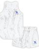 PROFILE Women's Profile White Kentucky Wildcats Plus Size Marble Tank and Shorts Set - 4