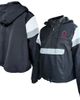 PROFILE Women's Profile Black Los Angeles Angels Plus Size Anorak Hoodie Quarter-Zip Pullover  - 1