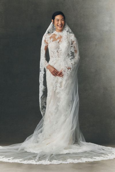 Pronovias Pronovias x Anthropologie Weddings Reney Lace Cathedral Veil