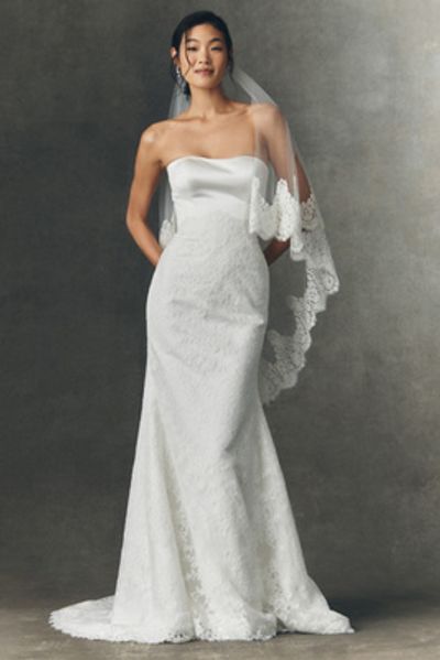 Pronovias Pronovias x Anthropologie Weddings Sandey Strapless Wedding Gown