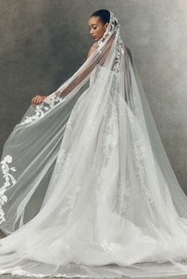Pronovias Pronovias x Anthropologie Weddings Tarya Floral Cathedral Veil