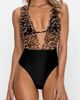 PS by Cupshe PS by Cupshe Lunara Multi-Way Leopard Mesh Swim Set - 1