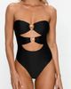 PS by Cupshe PS by Cupshe Midnight Glam Detachable Halter Monokini - 4