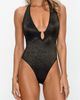 PS by Cupshe PS by Cupshe Starlight Shimmer Halter One-Piece Swimsuit - 1