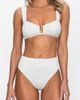 PS by Cupshe PS by Cupshe Striped Cutout High-Waisted Bikini Set - 1