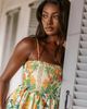 PS by Cupshe PS by Cupshe Tropical Print Smocked Midi Dress - 4