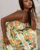 PS by Cupshe PS by Cupshe Tropical Print Smocked Midi Dress - 5