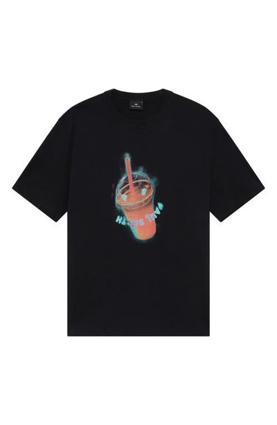 PS Paul Smith PS Paul Smith Drink Graphic Organic Cotton T-Shirt
