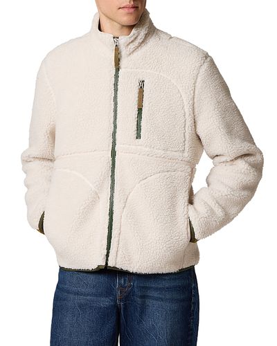 Ps Paul Smith Ps Paul Smith Fleece Stand Collar Zip Sweatshirt