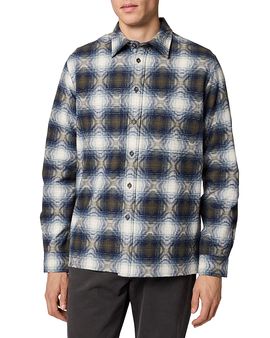 Ps Paul Smith Ps Paul Smith Petrol Medallion Cotton Shirt
