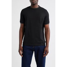PS Paul Smith PS Paul Smith Sport Stripe Tipped Cotton T-Shirt